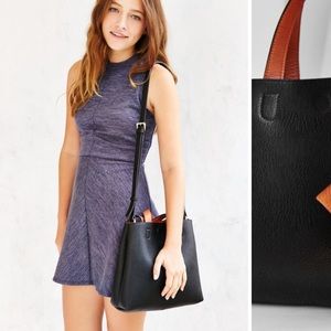 Urban Outfitters Mini Reversible Faux Leather Tote